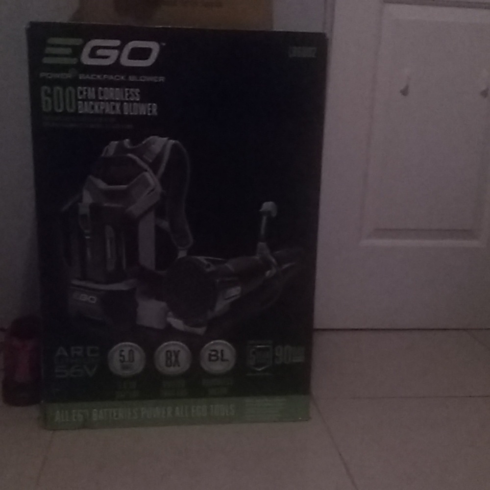 E-GO backpack blower